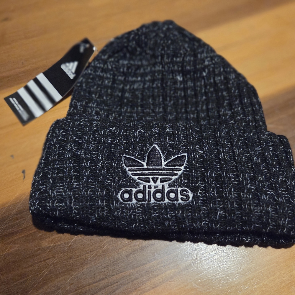 Adidas Charcoal Knit Beanie